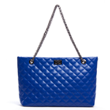 A1045 Classy Checker Genuine Leather Shopping Shoulder Tote Designer Inspired Clearance.