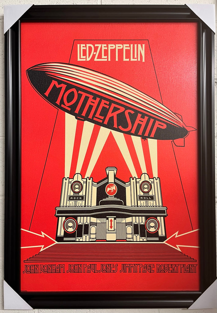 24"x36" Led Zeppelin - Mothership Red
