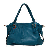 A5020 Classy Pebble Embossed Genuine Leather Cross-body Shoulder Tote Handbag Clearance.