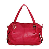 A5020 Classy Pebble Embossed Genuine Leather Cross-body Shoulder Tote Handbag Clearance.