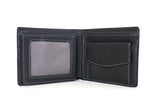 277 FFANY Exclusive Pebble Embossed Genuine Leather Bi-fold Men's Wallet Clearance.