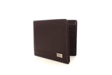 240 FFANY Exclusive Pebble Embossed Genuine Leather Men's Bi-fold  Wallet Clearance.