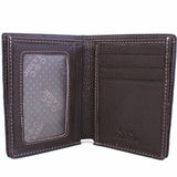 388 FFANY Exclusive Pebble Embossed Genuine Leather Bi-fold Wallet Clearance.