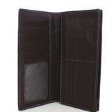 706 FFANY Exclusive Long Pebbled Genuine Leather Bi-fold Wallet SALE.