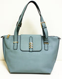 A1031 Classy Saffiano Genuine Leather Shopping Shoulder Tote Handbag Clearance.