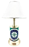 MLB Seattle Mariners Official License Plate Collectible Table / Desk Lamp.
