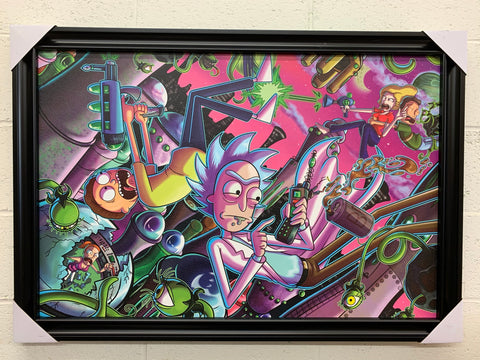 24"x36" RICK AND MORTY - Chaos