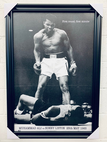 24"x36" MUHAMMAD ALI VS. SONNY LISTON - Vectical