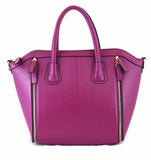 A1016 Chic Expandable Python Embossed Genuine Leather Cross-body Shopping Tote SALE.