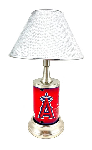 MLB Los Angeles Angels Official License Plate Collectible Table / Desk Lamp