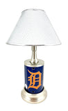 MLB Detroit Tigers Official License Plate Collectible Table / Desk Lamp.