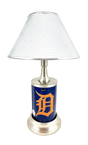 MLB Detroit Tigers Official License Plate Collectible Table / Desk Lamp