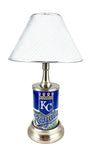 MLB Kansas City Royals Official License Plate Collectible Table / Desk Lamp.