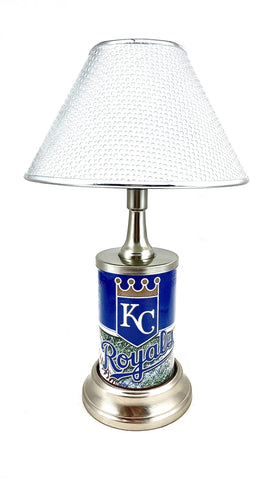 MLB Kansas City Royals Official License Plate Collectible Table / Desk Lamp
