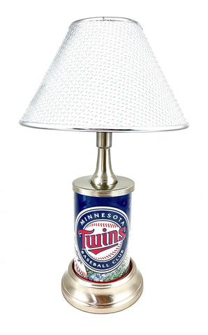 MLB Minnesota Twins Official License Plate Collectible Table / Desk Lamp