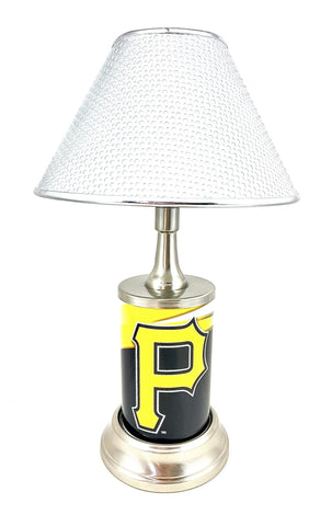 MLB Pittsburgh Pirates Official License Plate Collectible Table / Desk Lamp