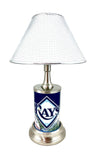 MLB Tampa Bay Rays Official License Plate Collectible Table / Desk Lamp.