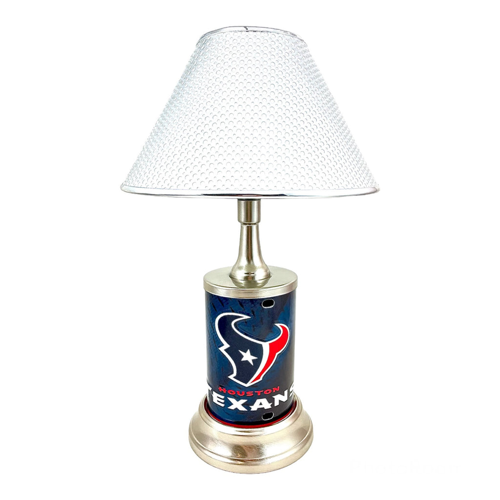 NFL Houston Texans Official Metal Sign License Plate Exclusive Collectible Sport Table Desk Lamp Best Gift Ever