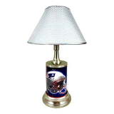 NFL New England Patriots Official Metal Sign License Plate Exclusive Collectible Sport Table Desk Lamp Best Gift Ever