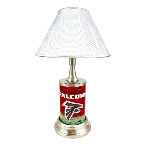 NFL Atlanta Falcons Official Metal Sign License Plate Exclusive Collectible Sport Table Desk Lamp Best Gift Ever
