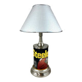 NFL Pittsburgh Steelers Official Metal Sign License Plate Exclusive Collectible Sport Table Desk Lamp Best Gift Ever