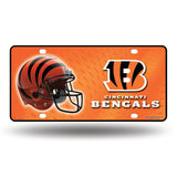 NFL Cincinnati Bengals Official Metal Sign License Plate Exclusive Collectible Sport Table Desk Lamp Best Gift Ever