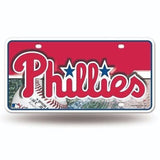 MLB Philadelphia Phillies Official License Plate Collectible Table / Desk Lamp.