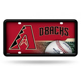 MLB Arizona Diamondbacks Official License Plate Collectible Table / Desk Lamp.