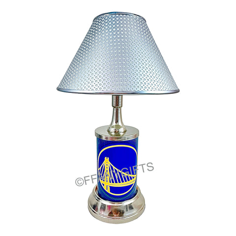 NBA Golden State Warriors Official License Plate Metal Sign Handmade Sport Collectible Table Desk Lamp