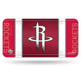 NBA Houston Rockets Official License Plate Metal Sign Handmade Sport Collectible Table Desk Lamp