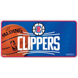 NBA Los Angeles Clippers Official License Plate Metal Sign Handmade Sport Collectible Table Desk Lamp