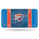 NBA Oklahoma City Thunder Official License Plate Metal Sign Handmade Sport Collectible Table Desk Lamp