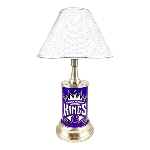 NBA Sacramento Kings Official License Plate Metal Sign Handmade Sport Collectible Table Desk Lamp