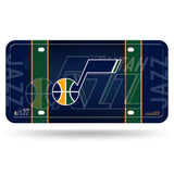 NBA Utah Jazz Official License Plate Metal Sign Handmade Sport Collectible Table Desk Lamp