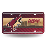 NHL Arizona Coyotes Official Metal Sign License Plate Exclusive Collectible Sport Table Desk Lamp Best Gift Ever