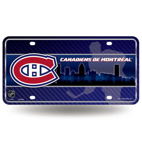 NHL Montreal fashion Canadiens Official Metal License Plate Handmade Sport Table Lamp