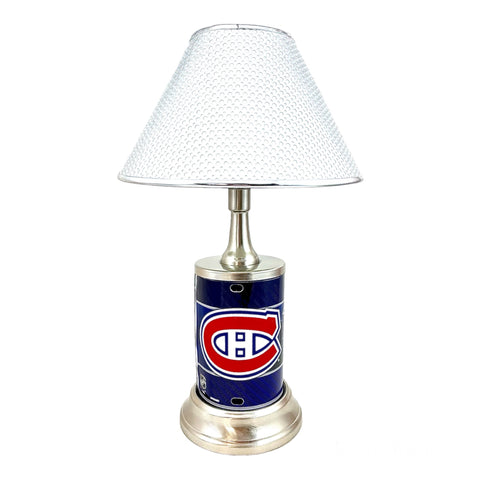 NHL Montreal Canadiens Official Metal Sign License Plate Exclusive Collectible Sport Table Desk Lamp Best Gift Ever