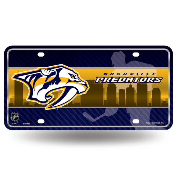 NHL Nashville Predators Official Metal License Plate Handmade outlet Sport Table Lamp