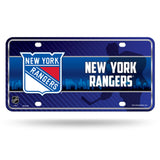 NHL New York Rangers Official Metal Sign License Plate Exclusive Collectible Sport Table Desk Lamp Best Gift Ever