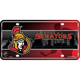 NHL Ottawa Senators Official Metal Sign License Plate Exclusive Collectible Sport Table Desk Lamp Best Gift Ever