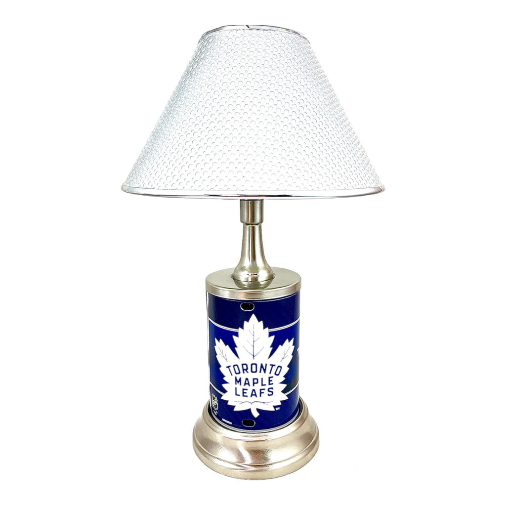 NHL Toronto Maple Leafs Official Metal Sign License Plate Exclusive Collectible Sport Table Desk Lamp Best Gift Ever