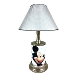 Mickey Mouse Welcome Metal License Plate Collectible Table / Desk Lamp